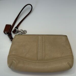 Coach Leather Wristlet